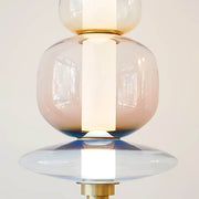Hazel Span Glass Pebble Chandelier — gallery image 18