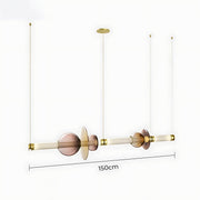 Hazel Span Glass Pebble Chandelier — gallery image 29