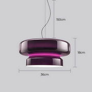 Lindenwood Span Glass Ribbed Pendant Light — gallery image 11