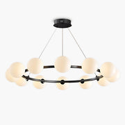 Thistle Span Glass Globe Chandelier — gallery image 1