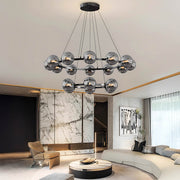 Thistle Span Glass Globe Chandelier — gallery image 6
