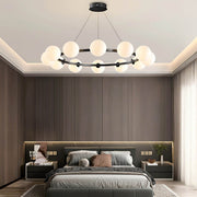 Thistle Span Glass Globe Chandelier — gallery image 2