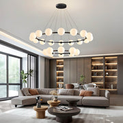 Thistle Span Glass Globe Chandelier — gallery image 9