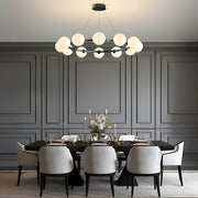 Thistle Span Glass Globe Chandelier — gallery image 7