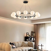 Thistle Span Glass Globe Chandelier — gallery image 5