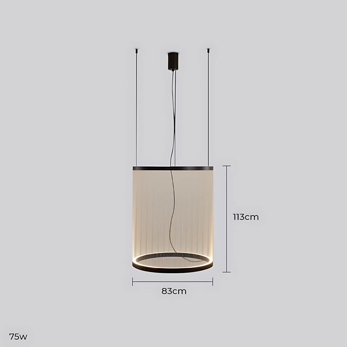 Fennel Span Rope Chandelier — gallery image 10