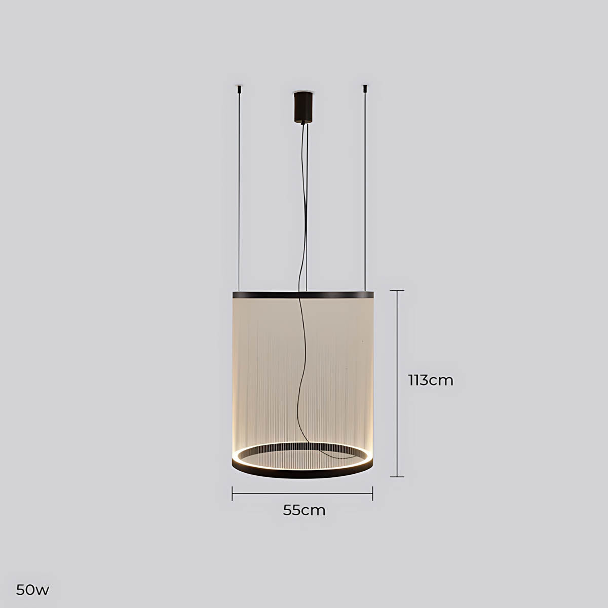 Fennel Span Rope Chandelier — gallery image 18