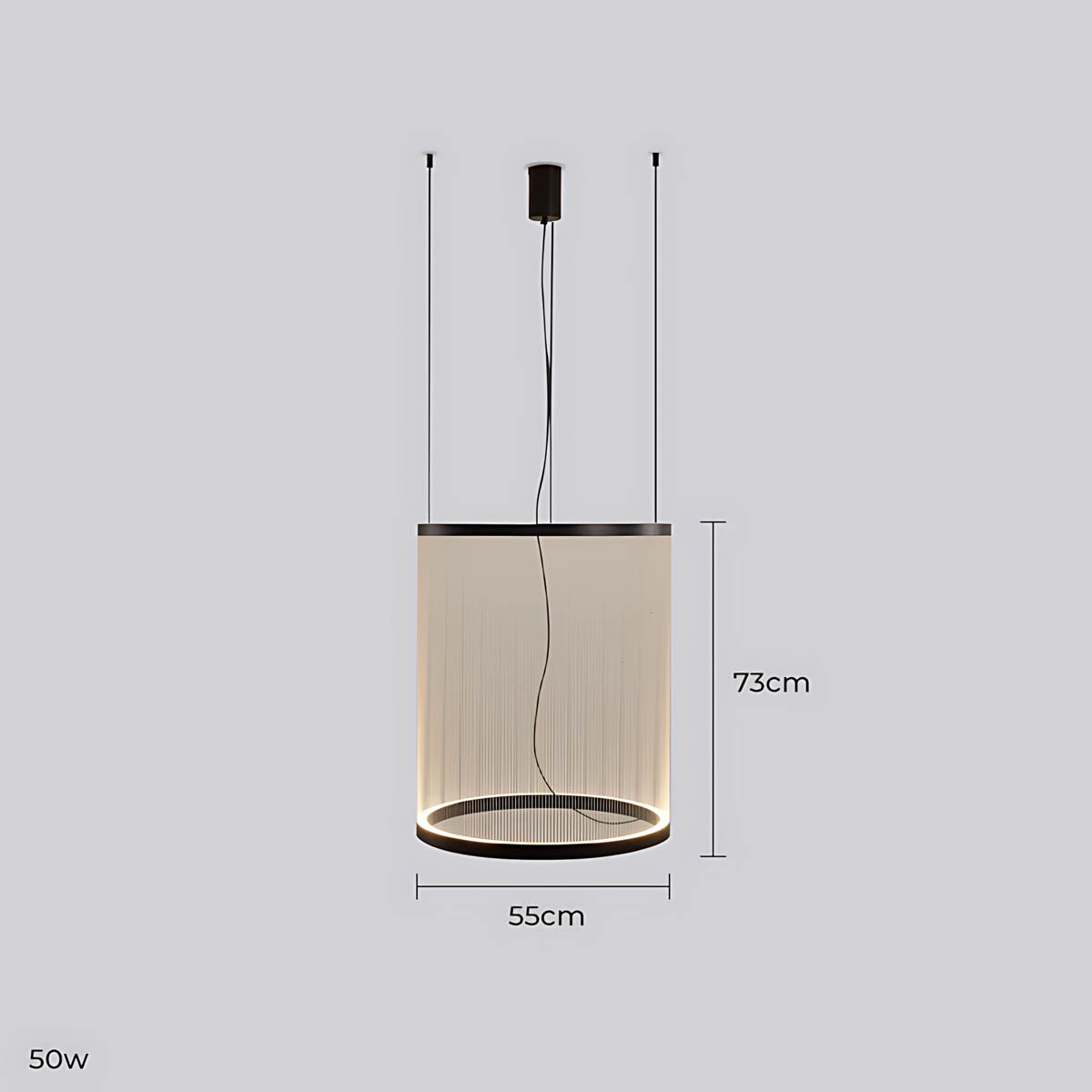 Fennel Span Rope Chandelier — gallery image 19