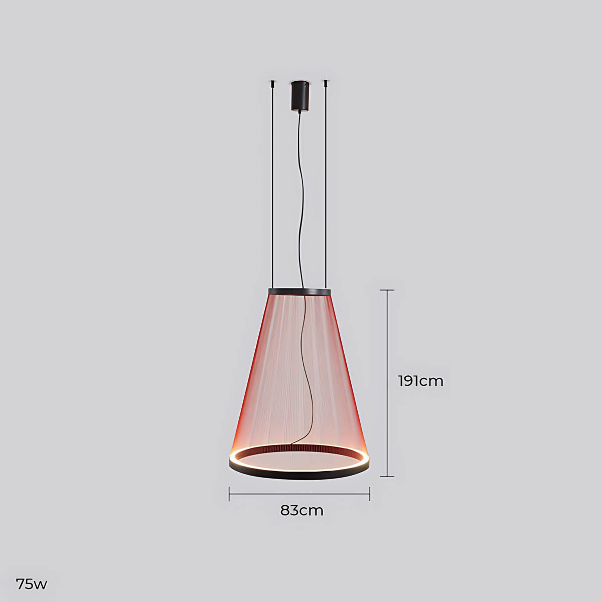 Fennel Span Rope Chandelier — gallery image 22
