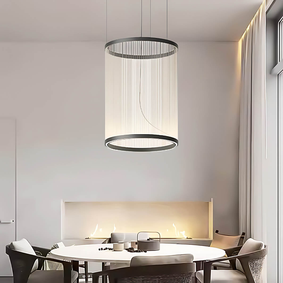Fennel Span Rope Chandelier — gallery image 9