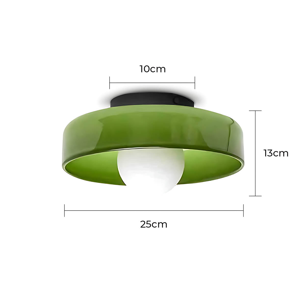 Briarwood Span Glass Ceiling Light — gallery image 16