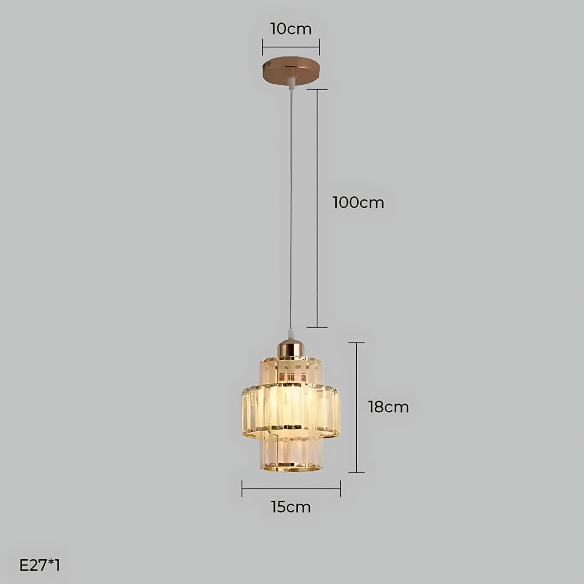 Chestnut Span Glass Linear Chandelier — gallery image 14
