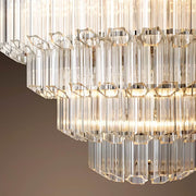 Chestnut Span Glass Linear Chandelier — gallery image 13