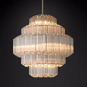 Chestnut Span Glass Linear Chandelier — gallery image 10