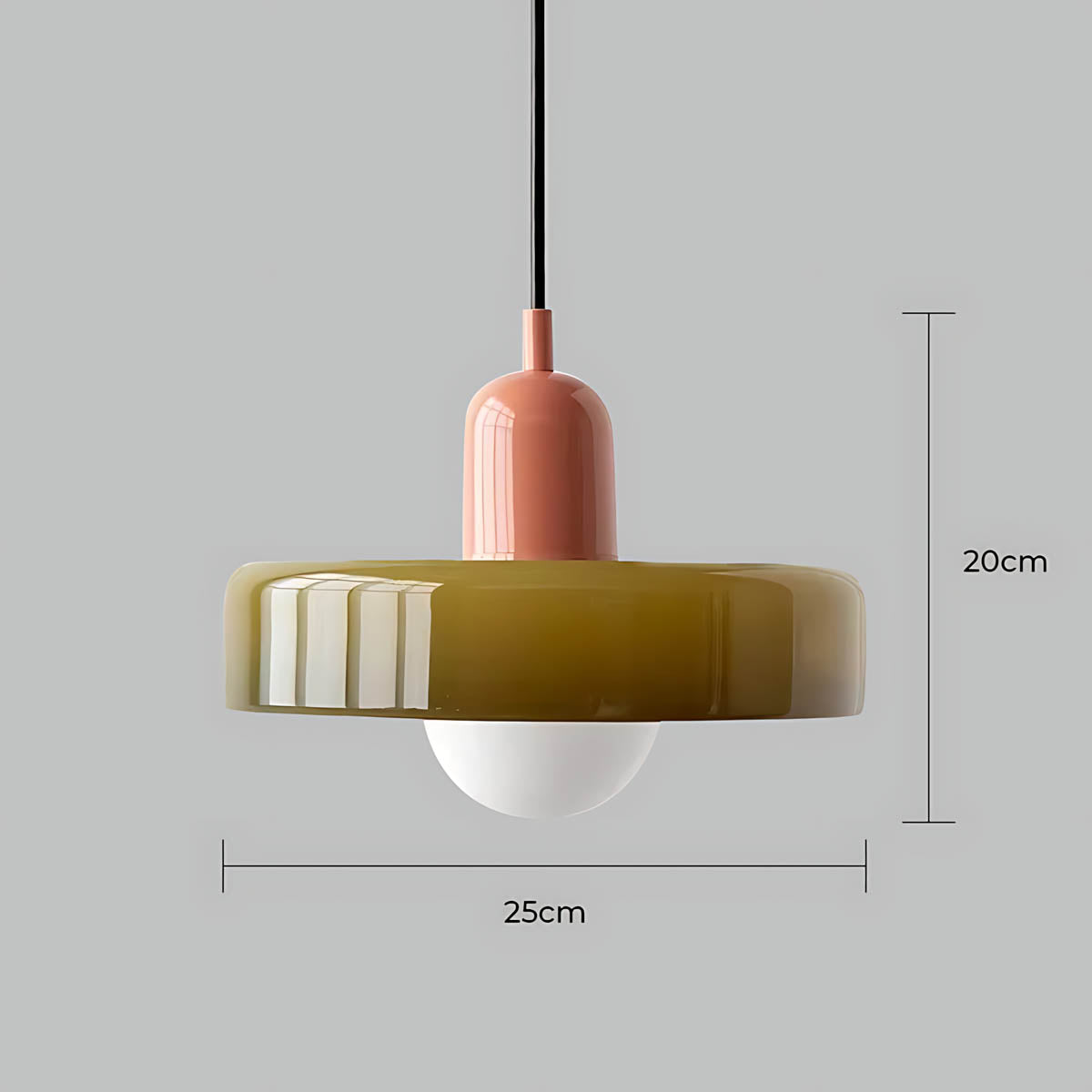 Oakley Span Glass Globe Pendant Light — gallery image 22