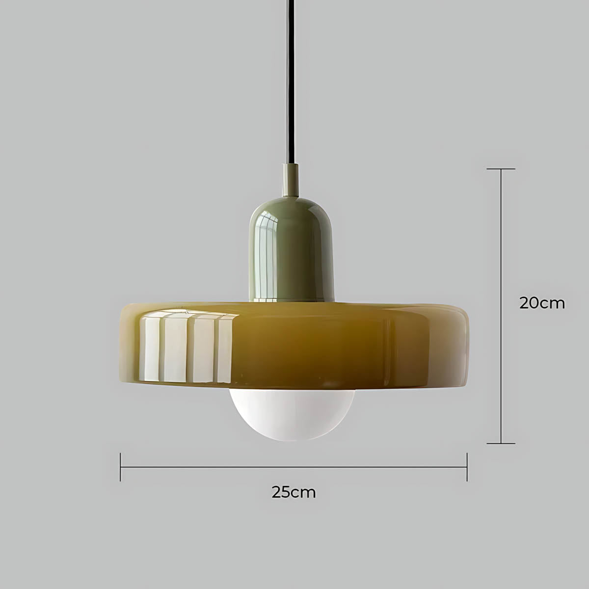Oakley Span Glass Globe Pendant Light — gallery image 23