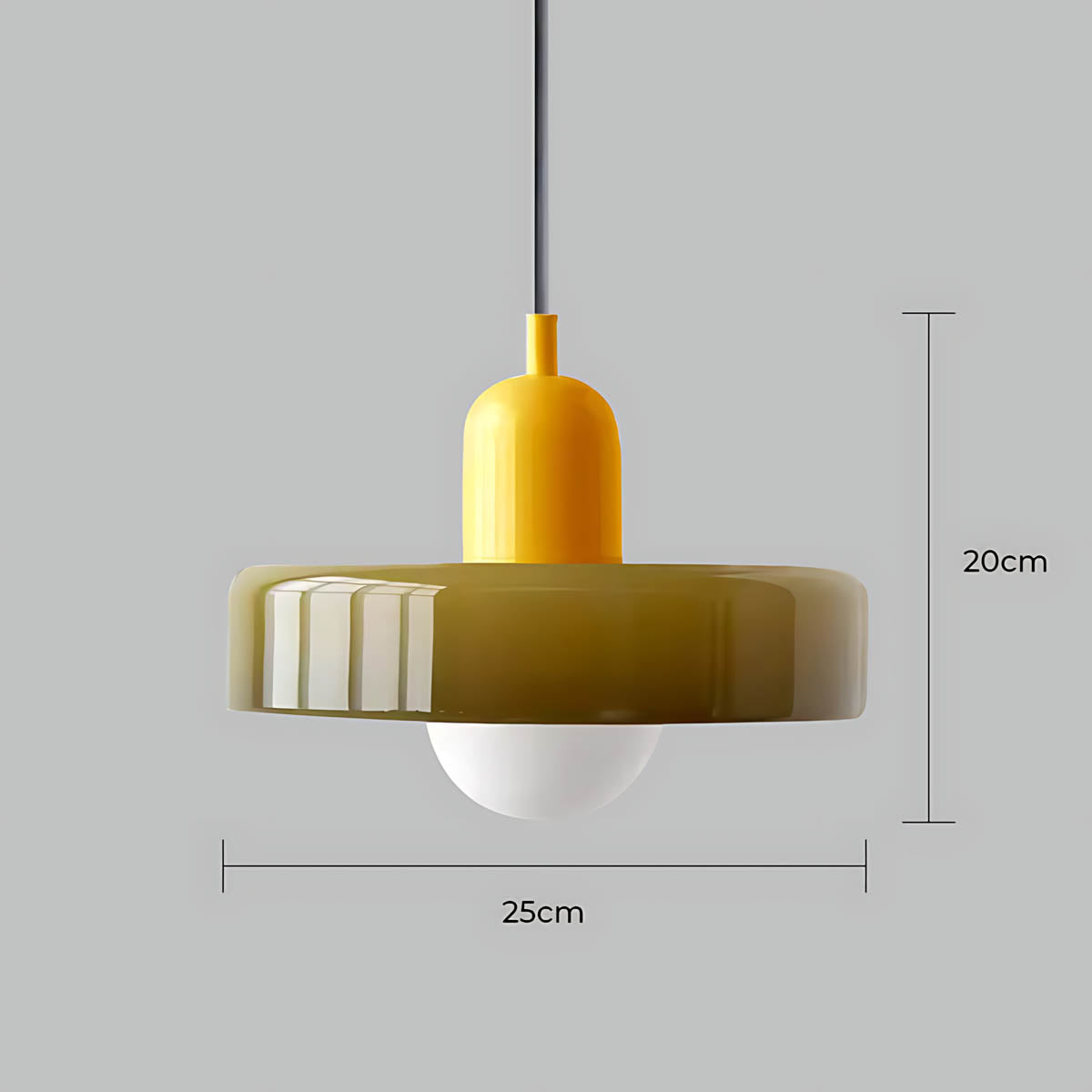 Oakley Span Glass Globe Pendant Light — gallery image 40