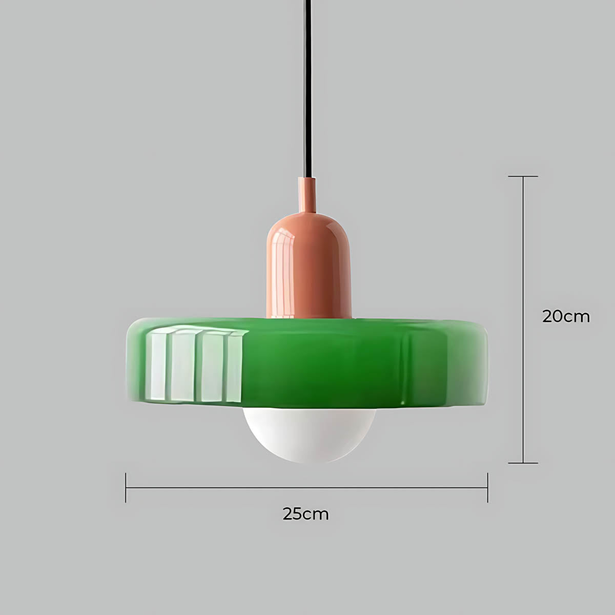 Oakley Span Glass Globe Pendant Light — gallery image 35