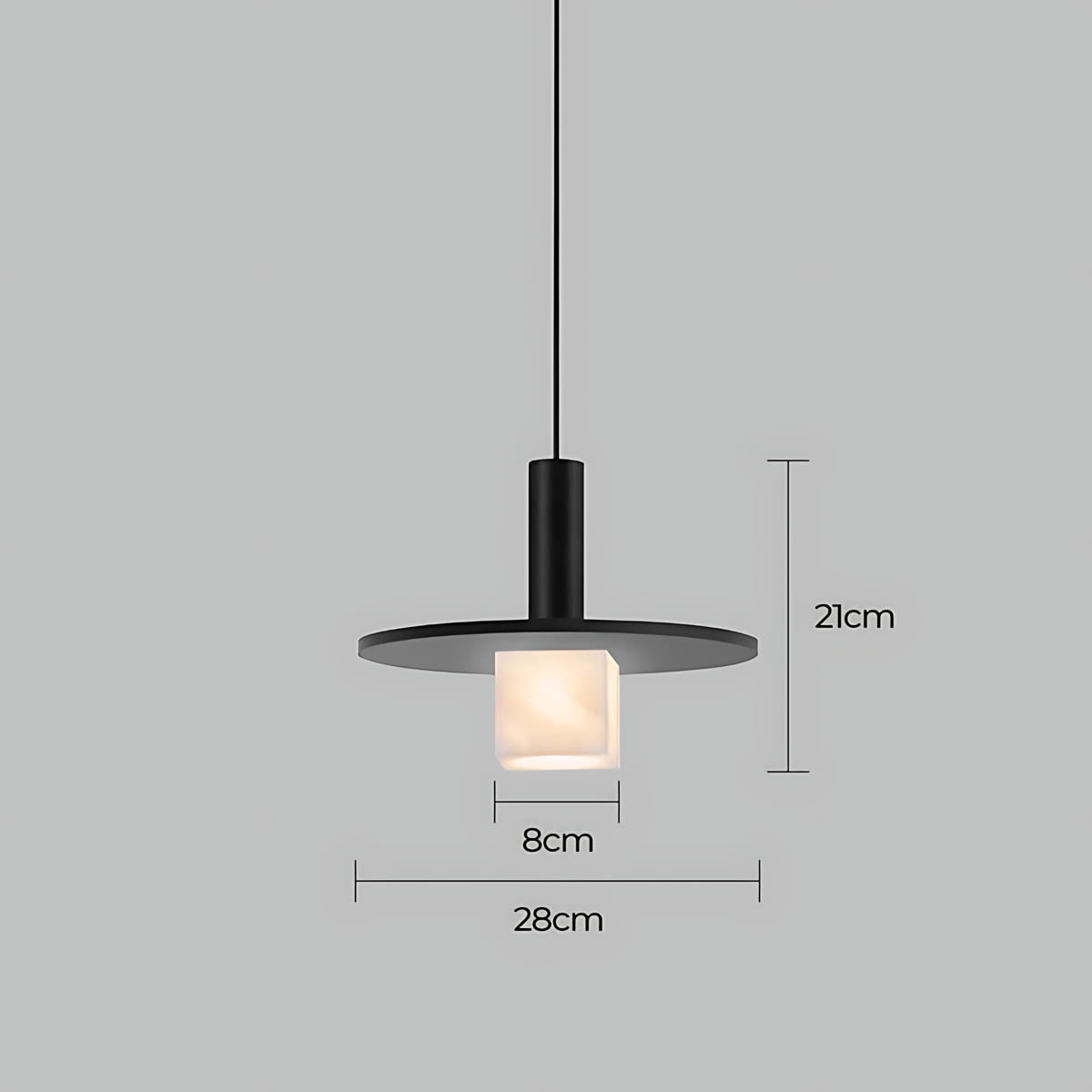 Hawick Span Marble Pendant Light — gallery image 15