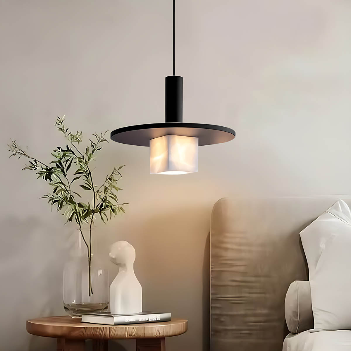 Hawick Span Marble Pendant Light — gallery image 8