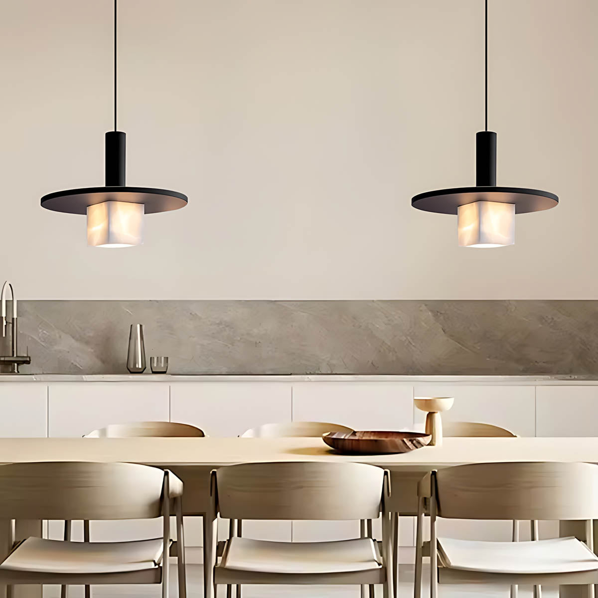 Hawick Span Marble Pendant Light — gallery image 9
