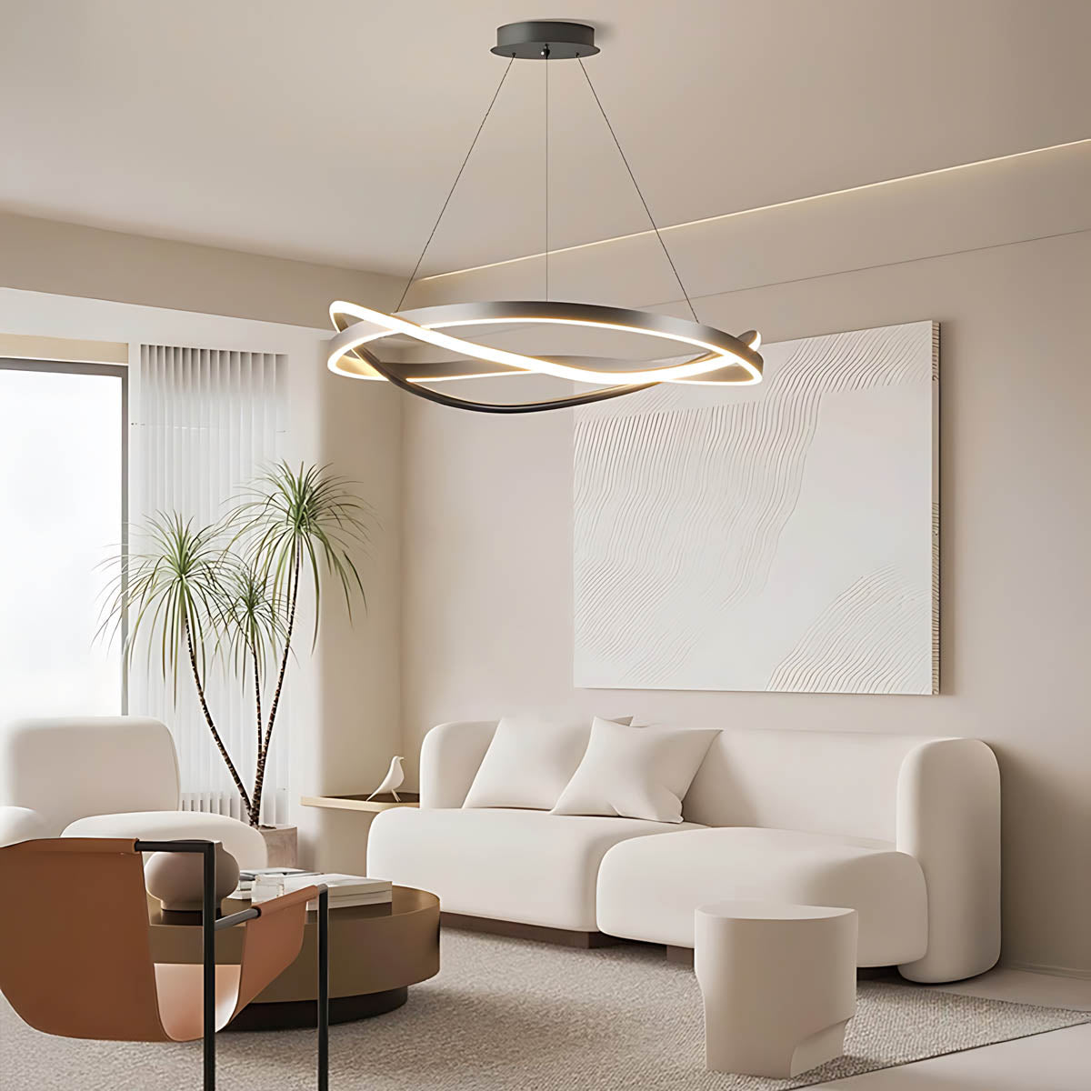 Asterwood Span Aluminum Chandelier — gallery image 5