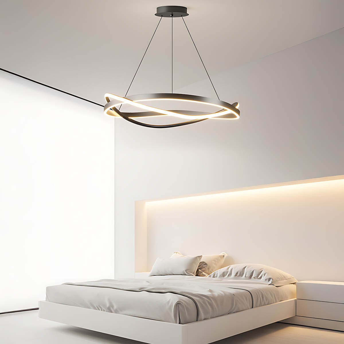 Asterwood Span Aluminum Chandelier — gallery image 10