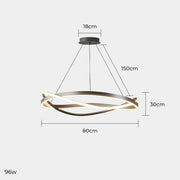 Asterwood Span Aluminum Chandelier — gallery image 20