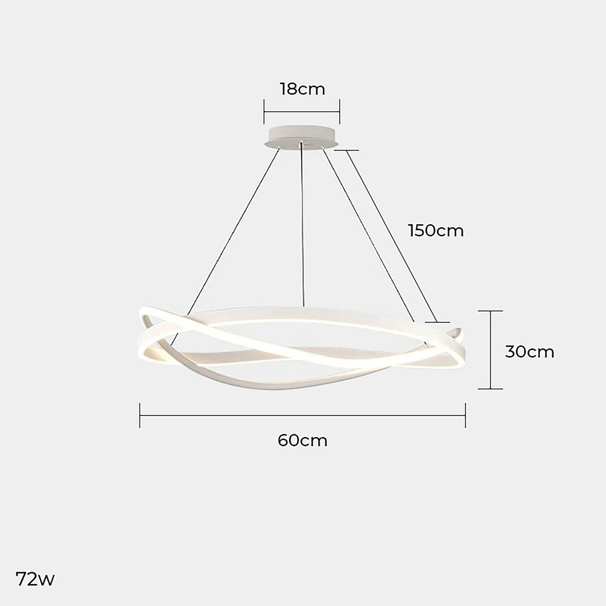 Asterwood Span Aluminum Chandelier — gallery image 21