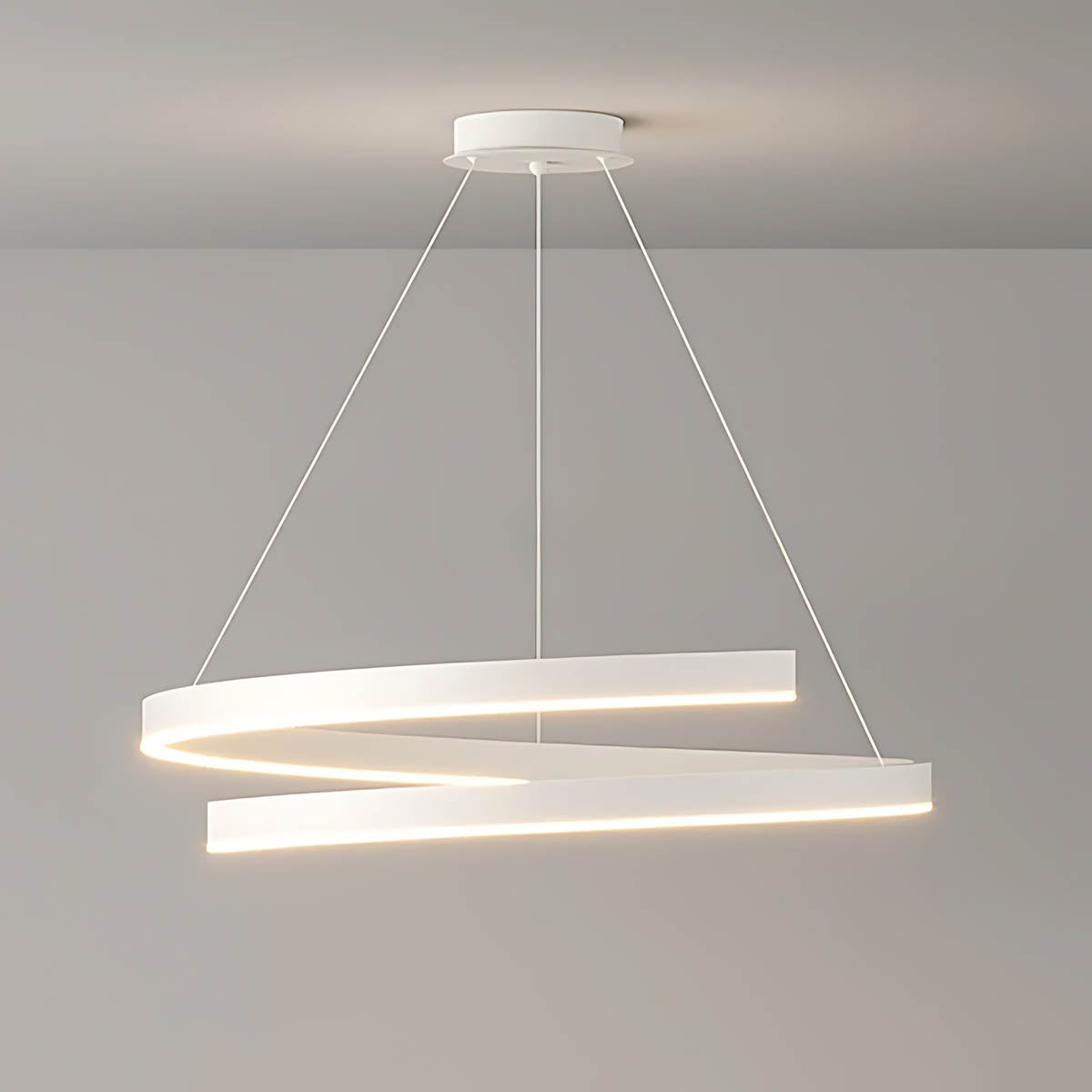 Thornfield Span Aluminum Chandelier — gallery image 13