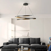 Thornfield Span Aluminum Chandelier — gallery image 4