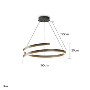 Thornfield Span Aluminum Chandelier — gallery image 5