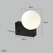 Elmwood Span Glass Table Lamp — gallery image 17