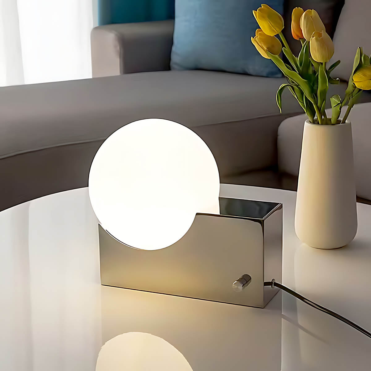 Elmwood Span Glass Table Lamp — gallery image 16