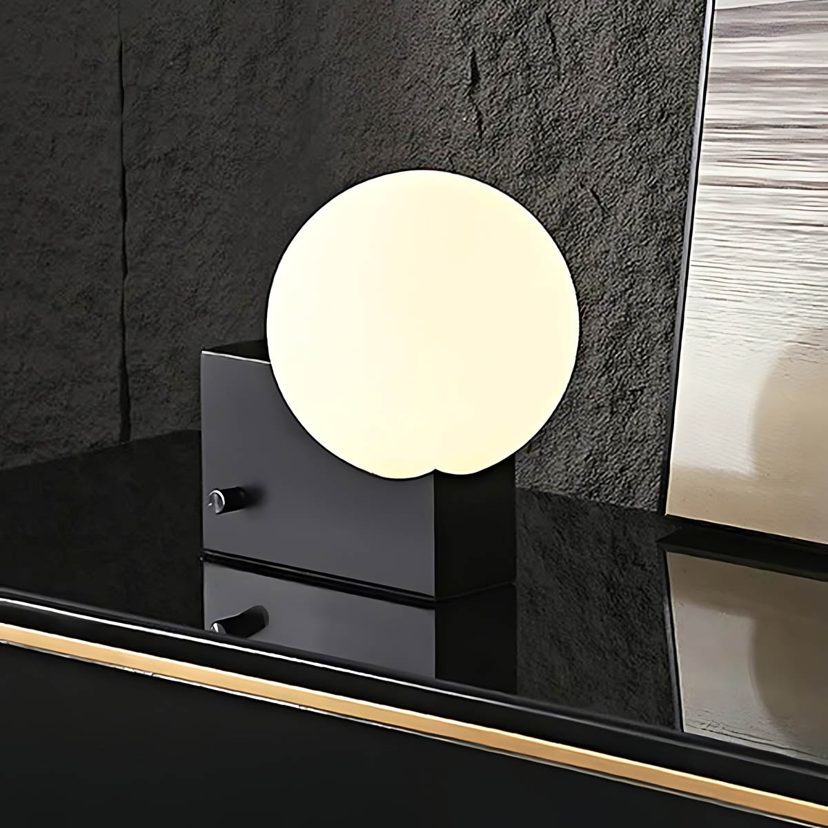 Elmwood Span Glass Table Lamp — gallery image 11