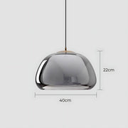 Beechwood Span Glass Dome Chandelier — gallery image 17