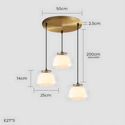 Beechwood Span Glass Dome Chandelier — gallery image 20