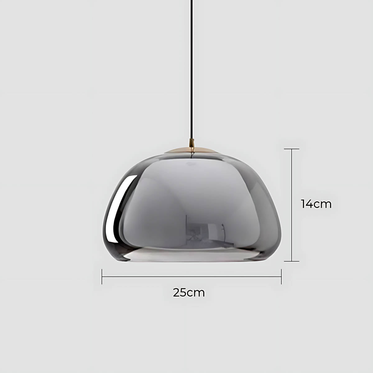 Beechwood Span Glass Dome Chandelier — gallery image 27