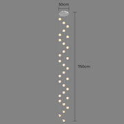 Bayberry Span Aluminum Chandelier — gallery image 20