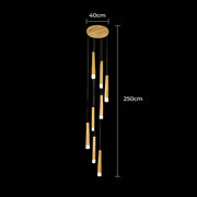 Laurelwood Span Wood Chandelier — gallery image 14