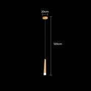 Laurelwood Span Wood Chandelier — gallery image 13