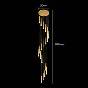 Laurelwood Span Wood Chandelier — gallery image 19