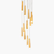 Laurelwood Span Wood Chandelier — gallery image 1