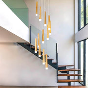 Laurelwood Span Wood Chandelier — gallery image 5