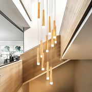 Laurelwood Span Wood Chandelier — gallery image 4