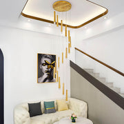 Laurelwood Span Wood Chandelier — gallery image 2