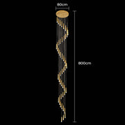 Laurelwood Span Wood Chandelier — gallery image 22