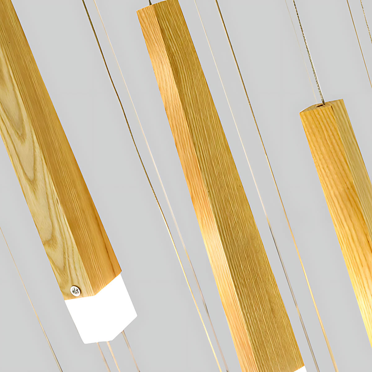 Laurelwood Span Wood Chandelier — gallery image 11