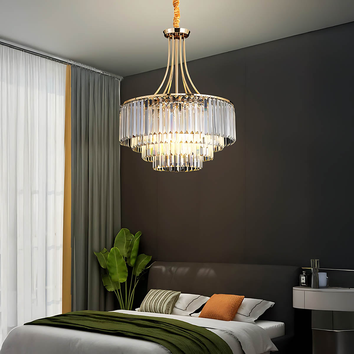 Redfern Span Crystal Chandelier — gallery image 7