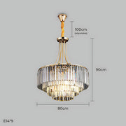 Redfern Span Crystal Chandelier — gallery image 13